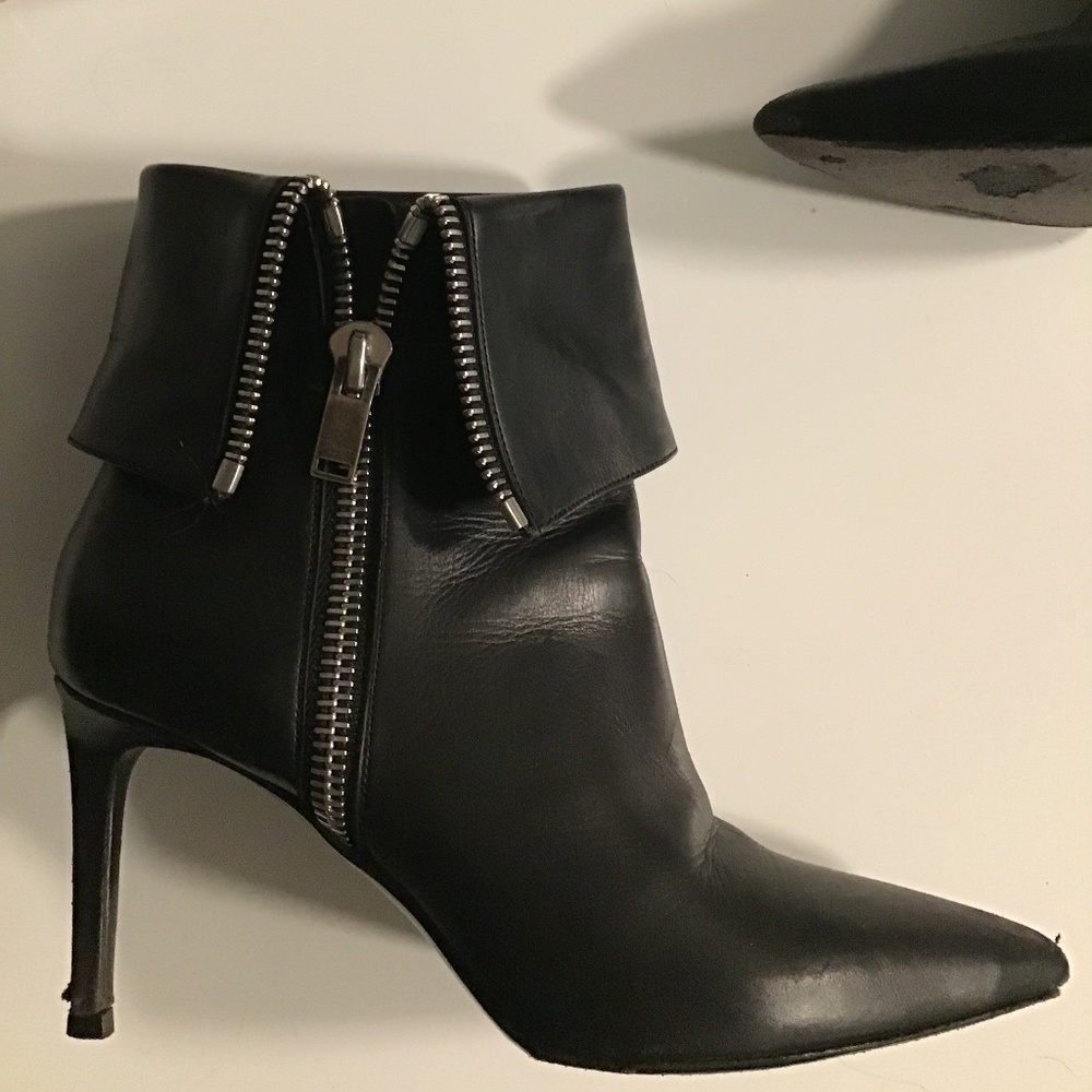 Saint Laurent fold over ankle boot